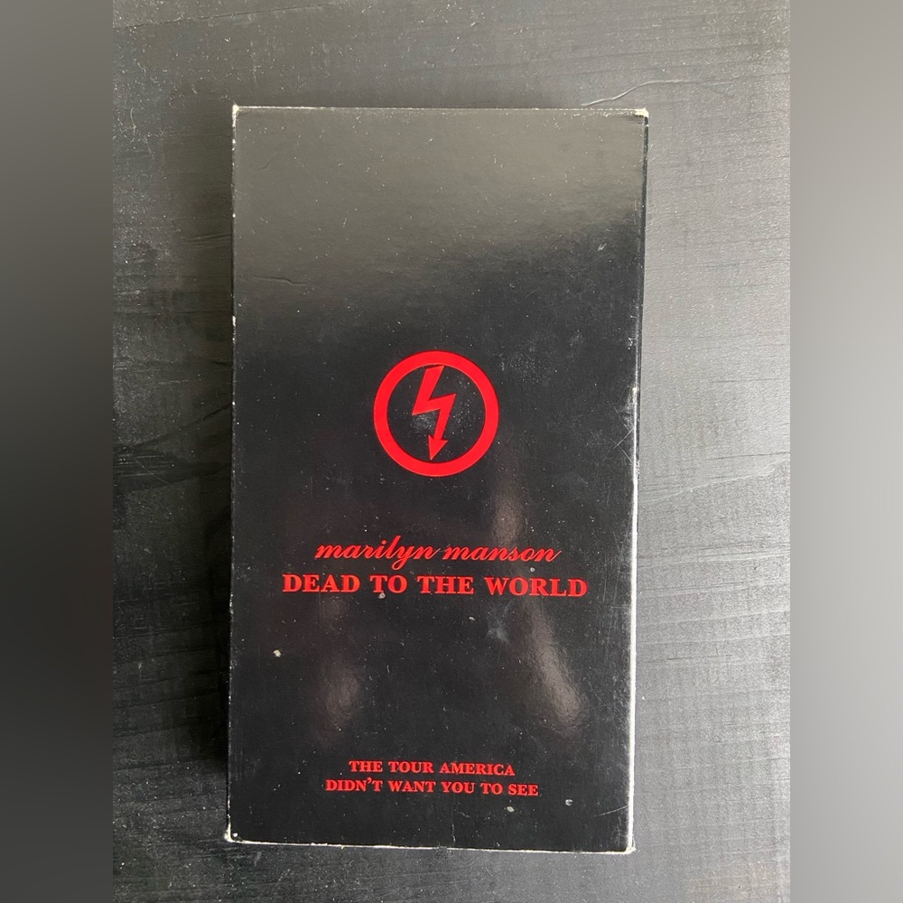 💀 Marilyn Manson 💀 Dead to the World VHS Tape